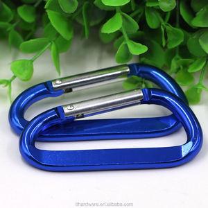 Custom made Printed logo aluminum carabiner