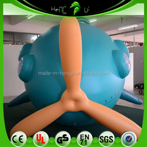 PVC lindo 3 M DIY inflable <span class=keywords><strong>Zeppelin</strong></span>/<span class=keywords><strong>LED</strong></span> hongyi personalizado inflable dirigible RC para la venta - Product Image 5