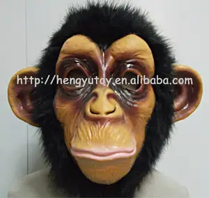 latex kostüm maske halloween masken brüllen affen gorilla maske