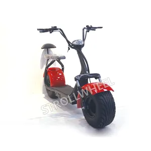 Xe Tay Ga Điện Lốp Béo Mạnh Mẽ Cho Người Lớn Xe Tay Ga Điện 2 Bánh Citycoco Xe Đạp Chopper 2000W Xe Máy Điện