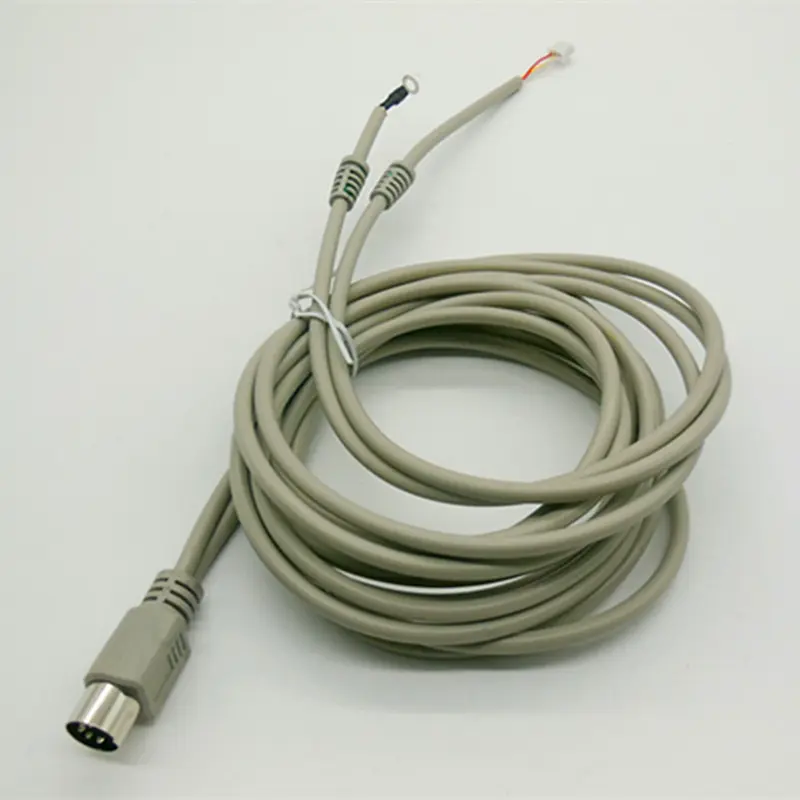 Medical cable 5 snap electrode lead wire for ECG equipment,ECG conductive electrode medical cable