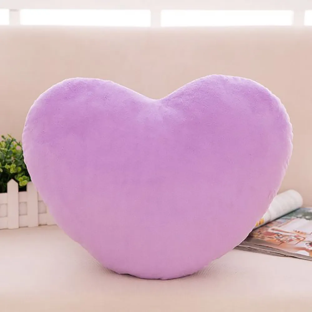 Custom Valentine Plush Love Red Heart Shaped Cushion Pillow