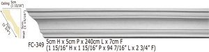 <span class=keywords><strong>Corniche</strong></span> décorative en PU <span class=keywords><strong>de</strong></span> haute qualité, belle et bon marché, en polyuréthane pour rideaux - Product Image 2