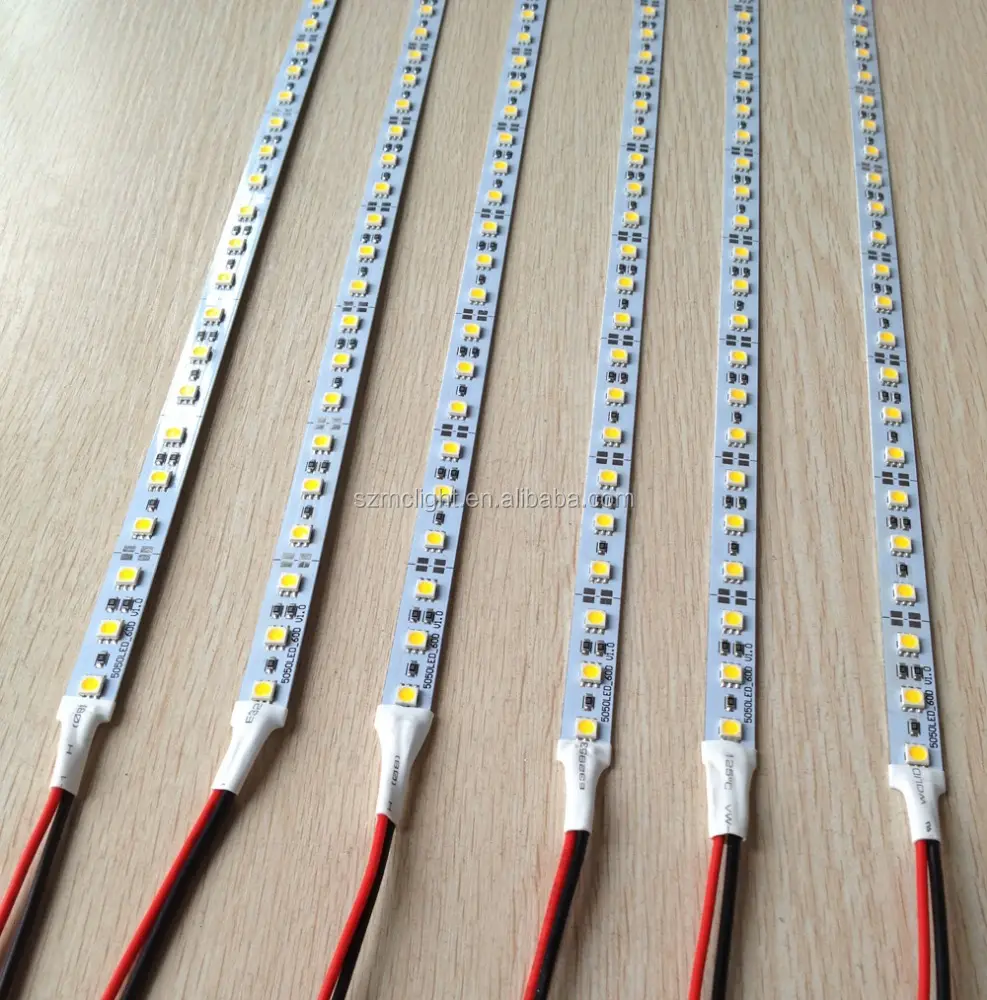 ที่ถูกที่สุดราคาอลูมิเนียมบาร์แถบนำ5050smd 72 leds/m dc12v 3ปีการรับประกัน