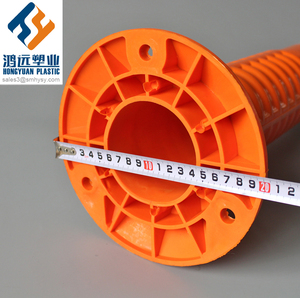 Poste de advertencia flexible de TPU H100cm, poste delineador de bollard de carretera - Product Image 3