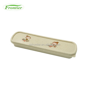 Ensembles de <span class=keywords><strong>vaisselle</strong></span> <span class=keywords><strong>écologique</strong></span>s <span class=keywords><strong>réutilisable</strong></span> incassable blé fiber fourchette cuillère baguettes ensemble de voyage - Product Image 3