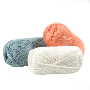 Yarncrafts Econômico Nylon fantasia mão tricô de Lã De Alpaca Acrílico Fio Misturado com alta qualidade