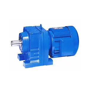 Factory price R gearbox series R47 helical gear reducer motor for machine