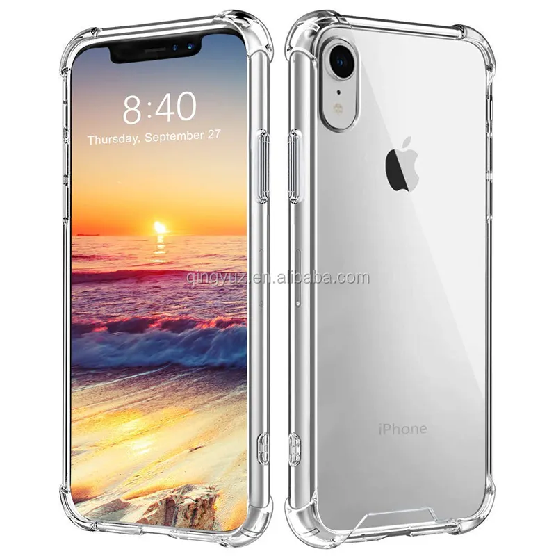 Wholesale Clear For iPhone 14 Case 2023, TPU PC Shockproof Case For iPhone XR, For iPhone 14 Ultra Thin Bumper Hardshell Case