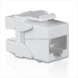 Kone 180 학위 RJ45 CAT6 Unshielded 키스톤 잭/모듈라 잭