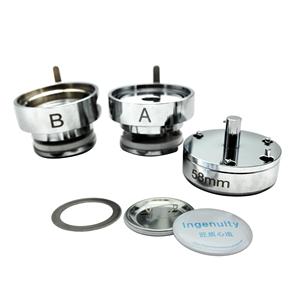 Chất Lượng Cao Kim Loại Khuôn Sản Phẩm 58Mm Vòng Sắc Nét Trung Quốc Bán Buôn Giá <span class=keywords><strong>Pin</strong></span> Huy Hiệu Nút Khuôn - Product Image 3