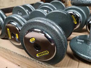 סיטונאי ברזל יצוק משקולת עם מלוטש <span class=keywords><strong>chrome</strong></span> מסתיים חוזק אימון כושר כושר משקולת סט - Product Image 3