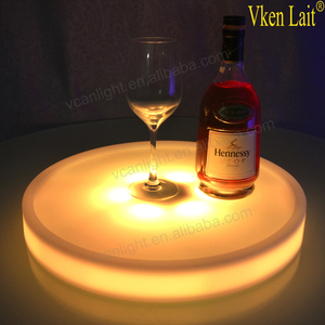 Plateau porte-boisson avec éclairage led, - Product Image 2
