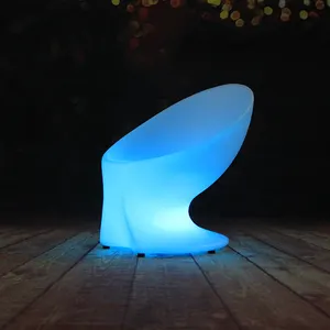 無料の組み合わせプラスチックライトアップテーブルLED家具椅子
