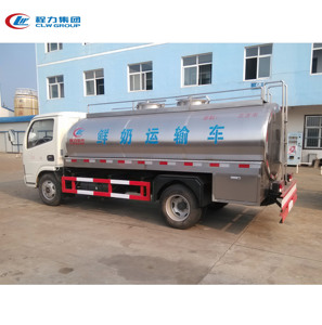 고품질 Dongfeng 5000L 우유 탱크 트럭