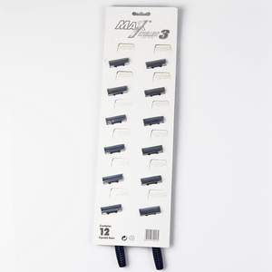 Iyi satış tek kullanımlık ekran kartı ambalaj tıraş tıraş bıçağı yüz jilet erkekler jileti. - Product Image 3