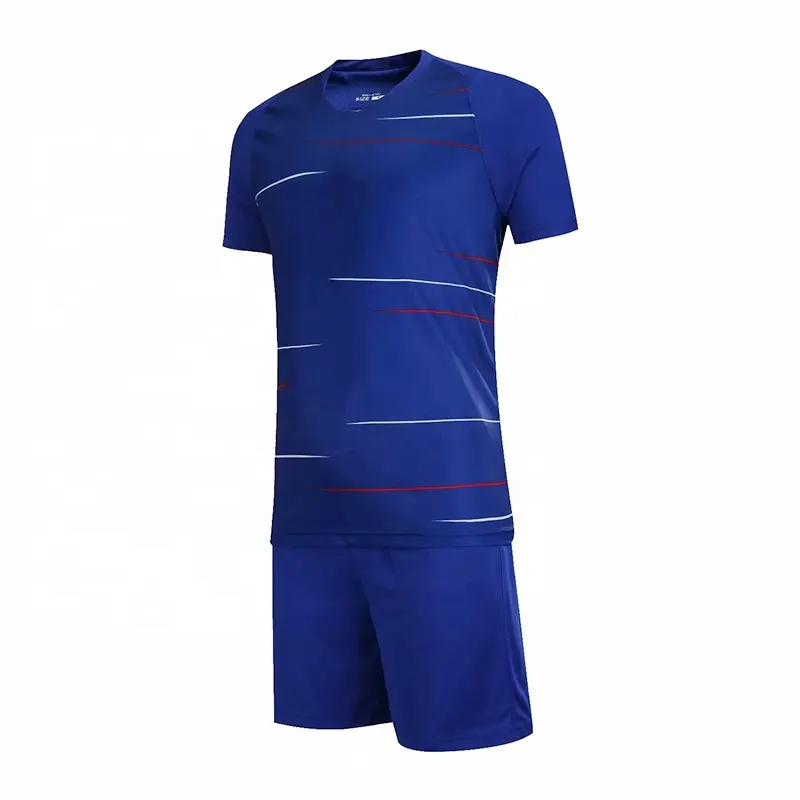 Camiseta de fútbol sublimada de fútbol sala de fútbol, jersey de fútbol de equipo hecho a medida original de grado barato