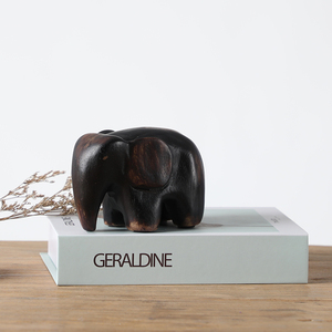 Decoración del hogar, artesanía de poliresina, estatuas de animales, escultura de elefante - Product Image 4