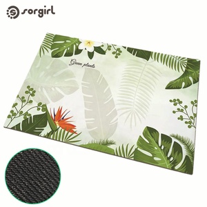 Groen Blad Groene Plant Coco Kokos Deur <span class=keywords><strong>Mat</strong></span> Custom Gedrukt Ondersteuning Sublimatie Transfer Witte Niet-geweven Stof Natuurlijke Rubber <span class=keywords><strong>mat</strong></span> - Product Image 5