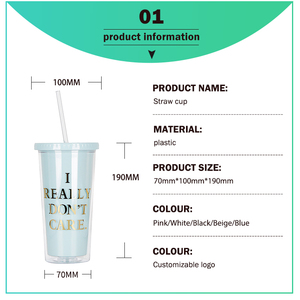 Nouveaux arrivants Tasse de <span class=keywords><strong>paille</strong></span> de jus de saint-valentin Couple produits chauds Gobelet En Plastique Avec Couvercle Et <span class=keywords><strong>Paille</strong></span> - Product Image 3