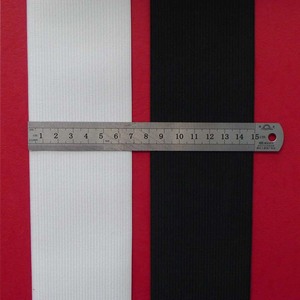 Độ bền cao đàn hồi Webbing ban nhạc 6cm 7cm rộng trắng đen mùa xuân căng đan mạnh mẽ độ đàn hồi cao - Product Image 2