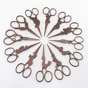 12 Cung Hoàng Đạo Trung Quốc Cổ Mạ Đồng Kéo Thêu - Product Image 2