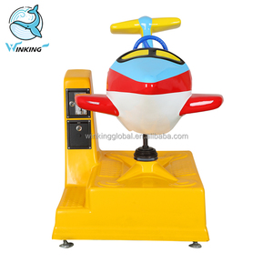 מטבע מופעל חמה למכירה מקורה פיברגלס 3D וידאו מכונת משחק נסיעת מכונית נדנדה לילדים אלקטרוניים - Product Image 3