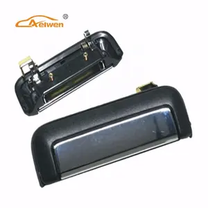 Aelwen Poignée de porte arrière noire pour Mitsubishi L200 MR401347