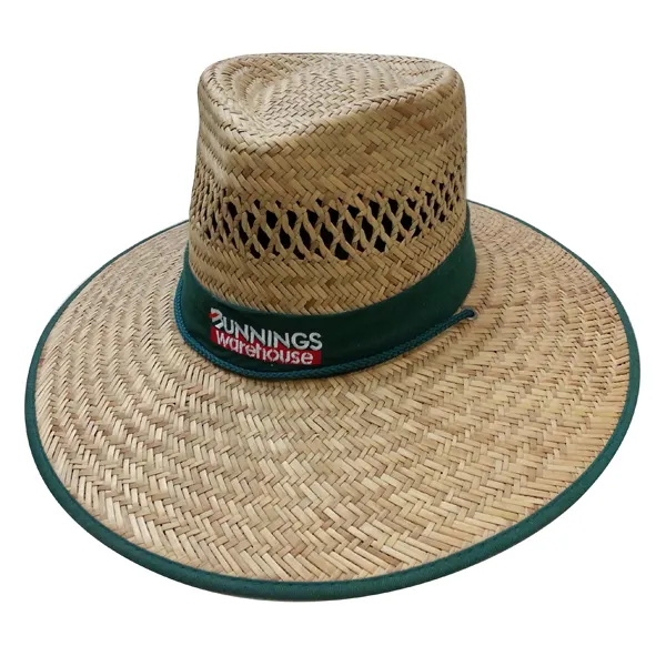 Sombrero de paja con Logo personalizado, venta al por mayor