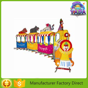 Superior eléctrica tren de circo con la pista parque de atracciones jinete - Product Image 1