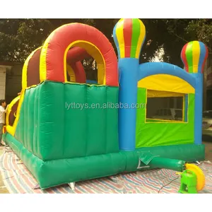 PVC tarpaulin 0.55mm material inflatable jumping castle slide for sale