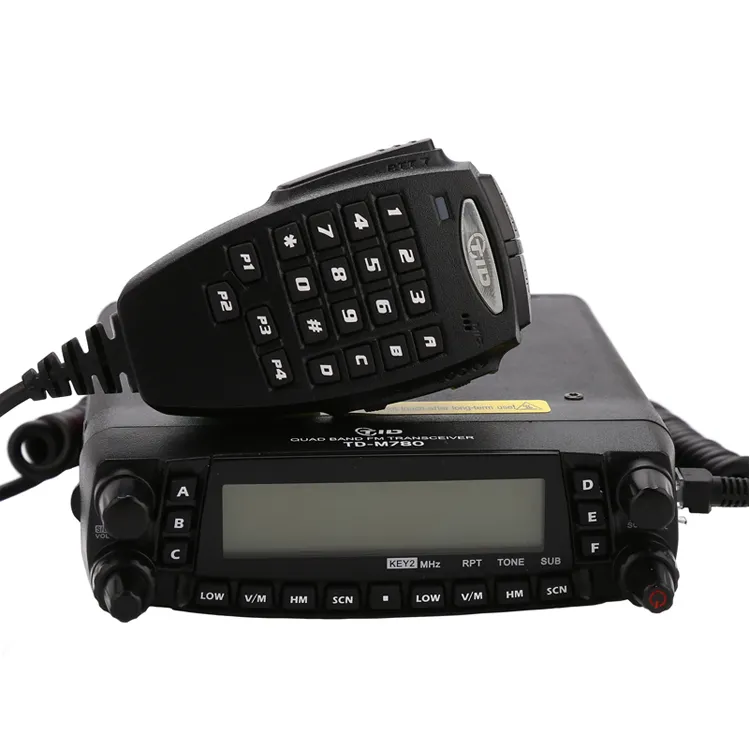 Nice long distance quad band transceiver tyt th-9800 mobile radio