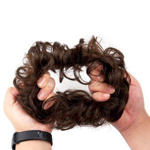 AliLeader — cheveux synthétiques 10 couleurs, vente en gros, accessoires pour coiffure, <span class=keywords><strong>chignon</strong></span> avec bandes élastiques - Product Image 4