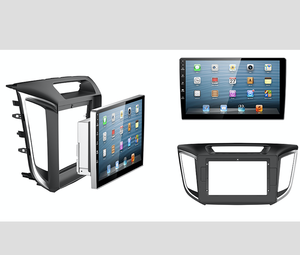 Kit de tableau de bord pour Hyundai IX25 2014 à 10.1 pouces, panneau fascia, cadre d'installation d'autoradio, nouveau - Product Image 1
