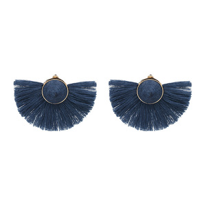 Ywmt 2018 últimas mayorista Boho folk fan lana borla pendientes para las mujeres - Product Image 5