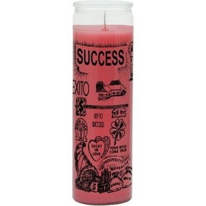 Bougie spirituelle en verre à 7 jours, lignes de cire verticales en gros, Hoodoo - Product Image 5