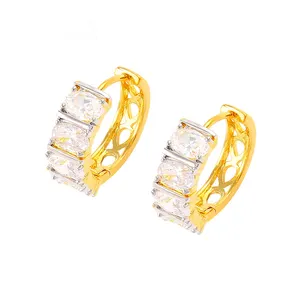 Xuping china gold 24K wholesale jewels rhinestones earrings for women