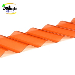 Custom Size Clear <strong>Trapezoidal</strong> Polycarbonate <strong>Sheet</strong> For Roof <strong>Cover</strong> - Product Image 3