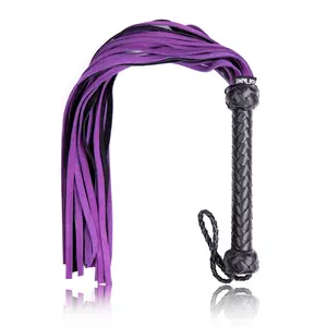 68cm di lunghezza in vera pelle frusta Flogger schiavo Bdsm Bondage fruste Sexy sculacciata strumenti di gioco erotici per adulti giocattolo del sesso per le coppie