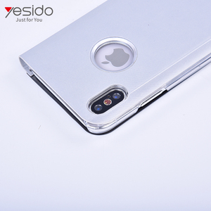 Miroir flip en cuir retour housse téléphone pour iphone XS, pour <span class=keywords><strong>apple</strong></span> iphone XS cas de couverture arrière - Product Image 4