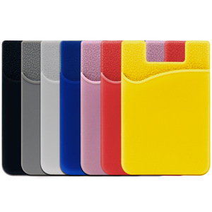 Porte-cartes en silicone PVC 1 pièce, étui porte-cartes de crédit porte-cartes pour iPhone - Product Image 2