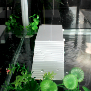 NOMOY HUISDIER 5 Gallon Transparant Glas Schildpad Tank Mini Desktop <span class=keywords><strong>Aquarium</strong></span> met Handvatten NX-13 M - Product Image 4