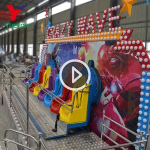Zhengzhou Yueton Vergnügungspark Kinder Spiel Kirmes Verrückte Welle Miami Rides