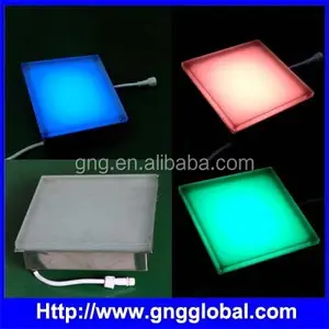 Dmx farbe ändern mit glas led ziegel, led fliesen licht, musical led sensor boden licht