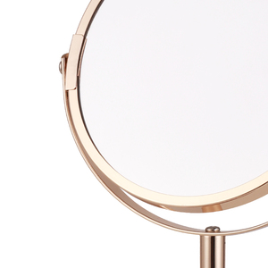 Vòng hình dạng 2 bên bảng đứng kim loại trong <span class=keywords><strong>chrome</strong></span> mạ make up Mỹ Phẩm magnifying Gương có thể được tùy chỉnh màu sắc - Product Image 4