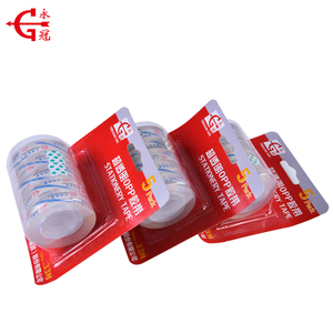 Mới nóng bán tùy chỉnh tinh thể rõ ràng <span class=keywords><strong>OPP</strong></span> Bopp băng dính mạnh mẽ siêu rõ ràng CELLO đóng gói băng 500M cho vận chuyển - Product Image 5