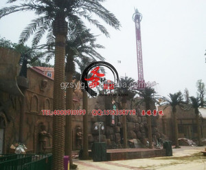Por encargo 100% de la alta calidad de palma artificiales / fake palme árbol para occidental decoración del restaurante - Product Image 1