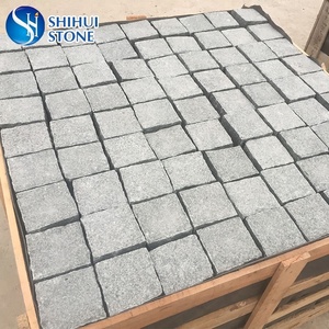 رخيصة درب رمادي بلاط جرانيت مكعب حجارة الرصف في الهواء الطلق صغيرة الحصوه - Product Image 2
