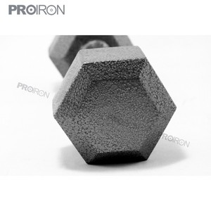 Pesas para la venta, de hierro fundido pintadas hexagonal con mancuernas para gimnasio <span class=keywords><strong>en</strong></span> casa - Product Image 5