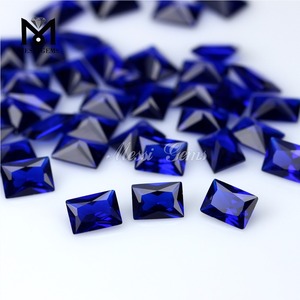 6x8mm baguette sintético 112 # <span class=keywords><strong>azul</strong></span> <span class=keywords><strong>espinela</strong></span> - Product Image 4